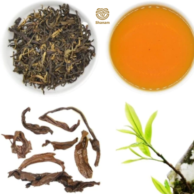 Màu nước của hồng trà shan tuyết